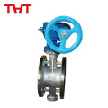 THT brand fast loading butterfly valve stainless steel seal